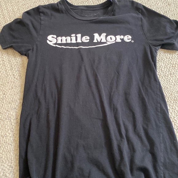 Black Smile More Shirt - Picture 1 of 2